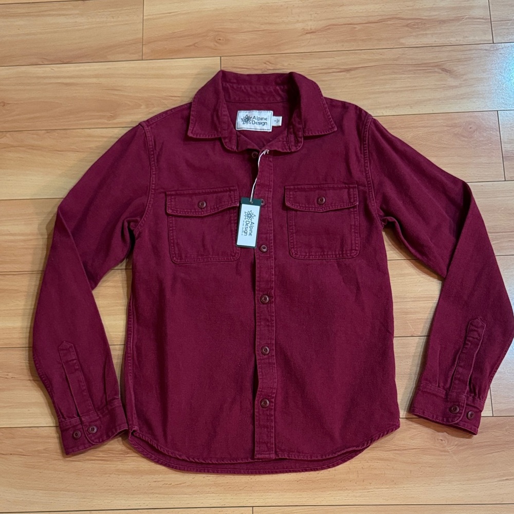 Alpine Design Chamois Deep Cranberry Shirt